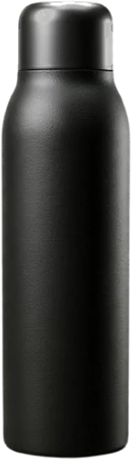PURA bottle in Obsidian